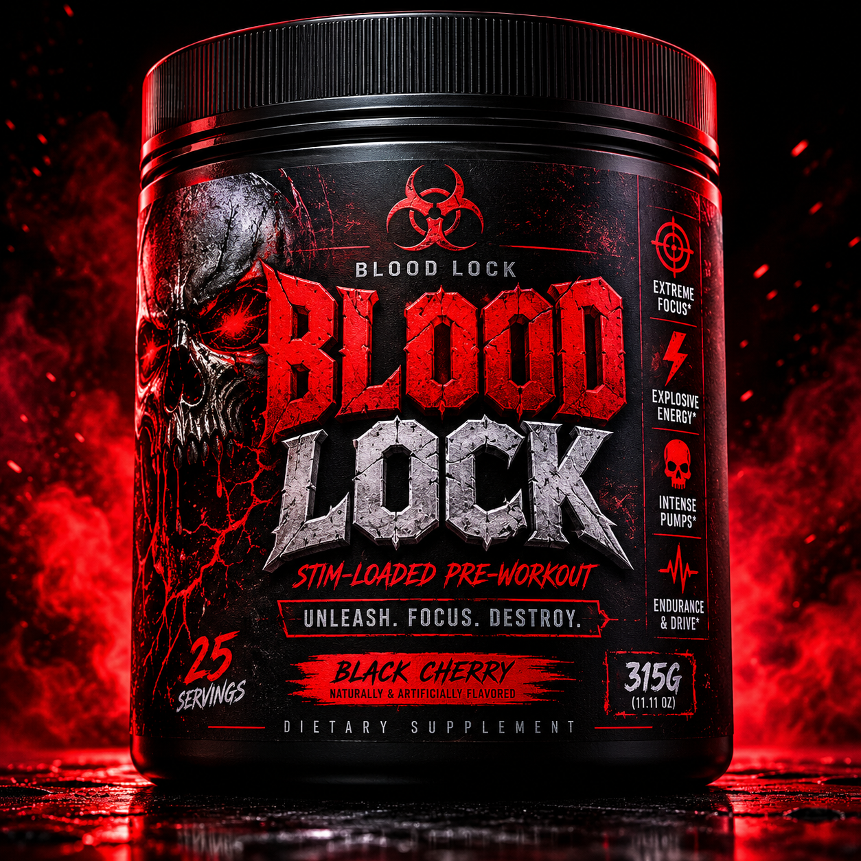 Blood Lock Blood Lock Stim Loaded Pre (315gm)