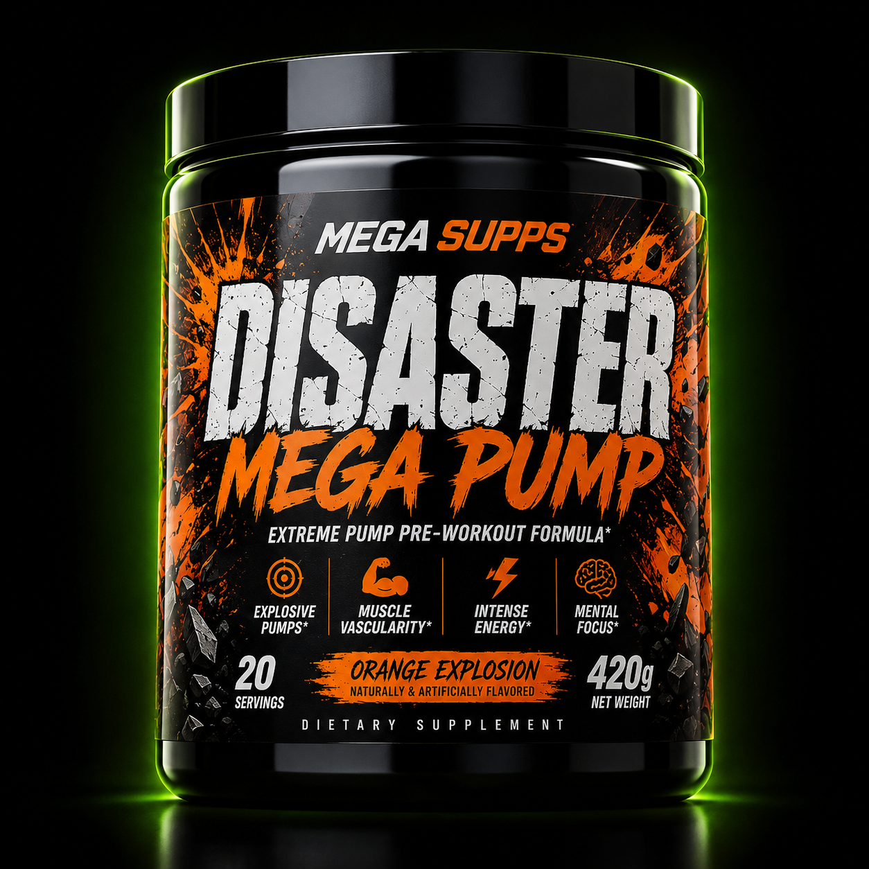 Mega Supps Mega Supps Disaster Mega Pump (420gm)
