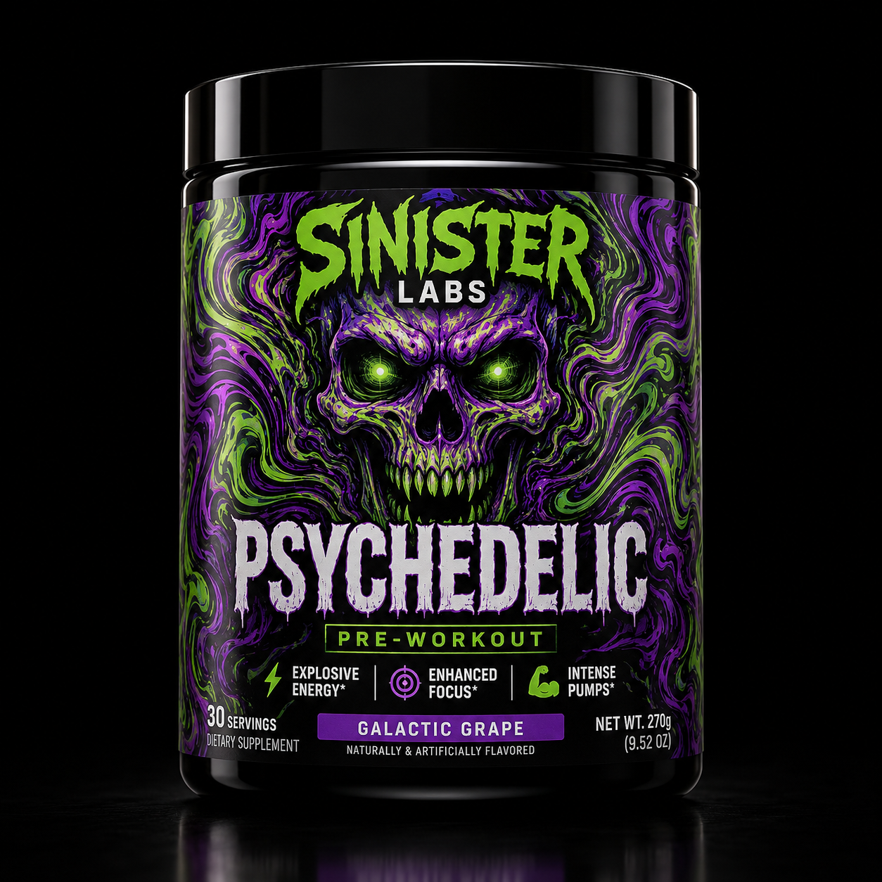 Sinister Labs Psycodelic Pre (270gm)